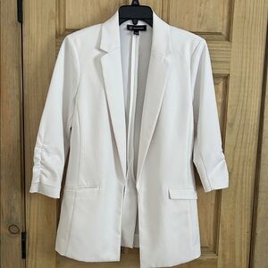 INC International Concepts White Blazer